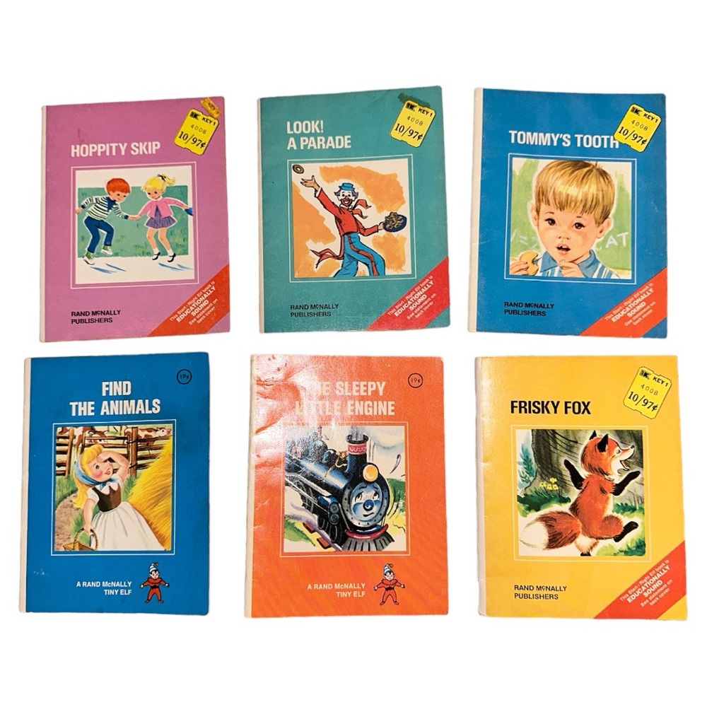 Vintage Rand McNally Publishers 6 pc Set of Books